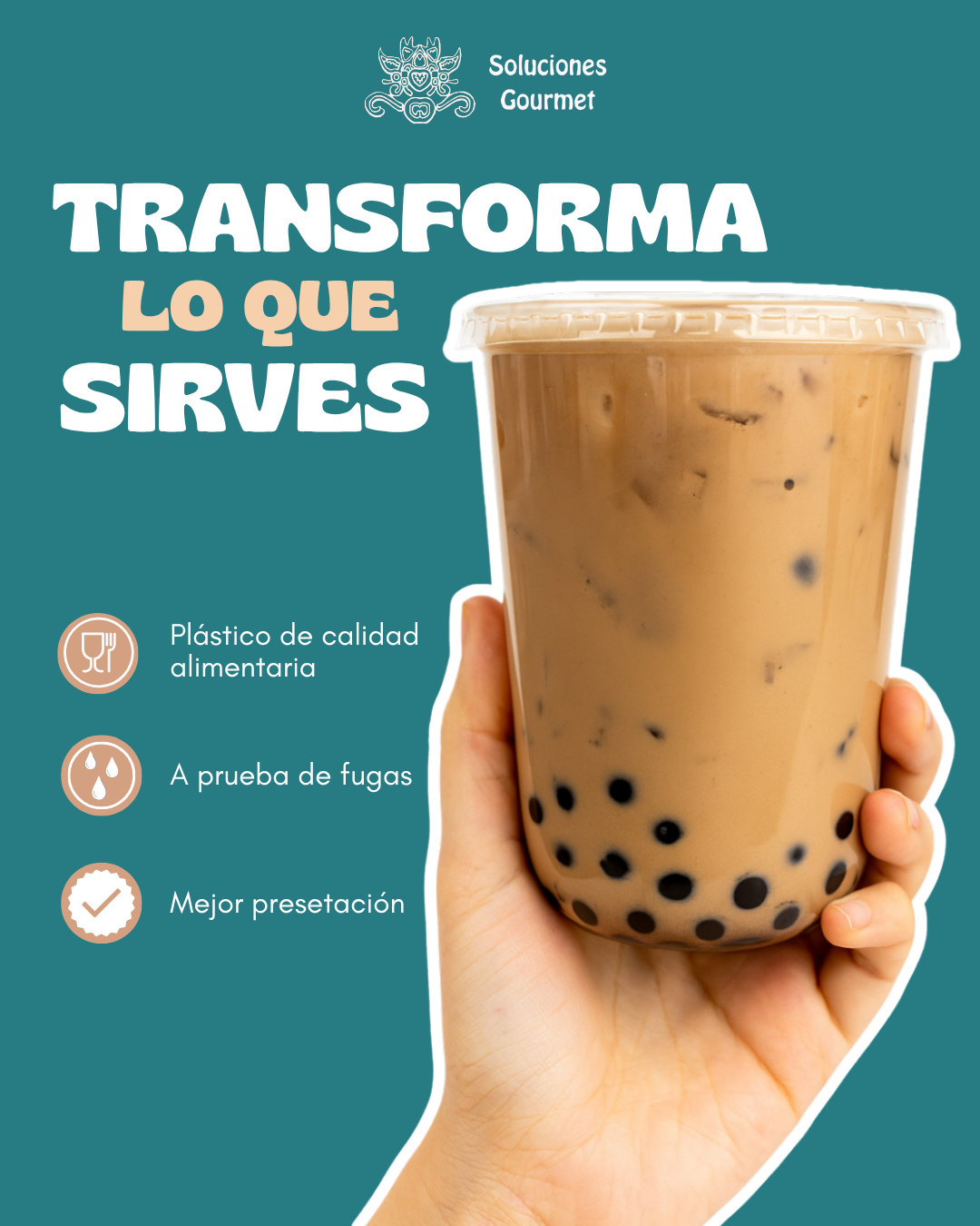 Vasos Pet 12 Oz - Fondo U - Con Tapa Domo 1000 pz - Image 2