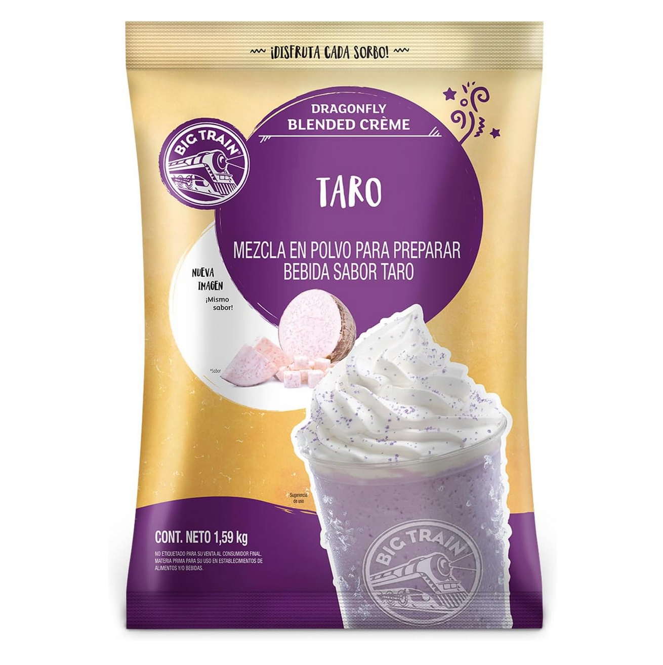 Big Train Sabor Taro - 5 Bolsas 1.59 Kg - Image 2