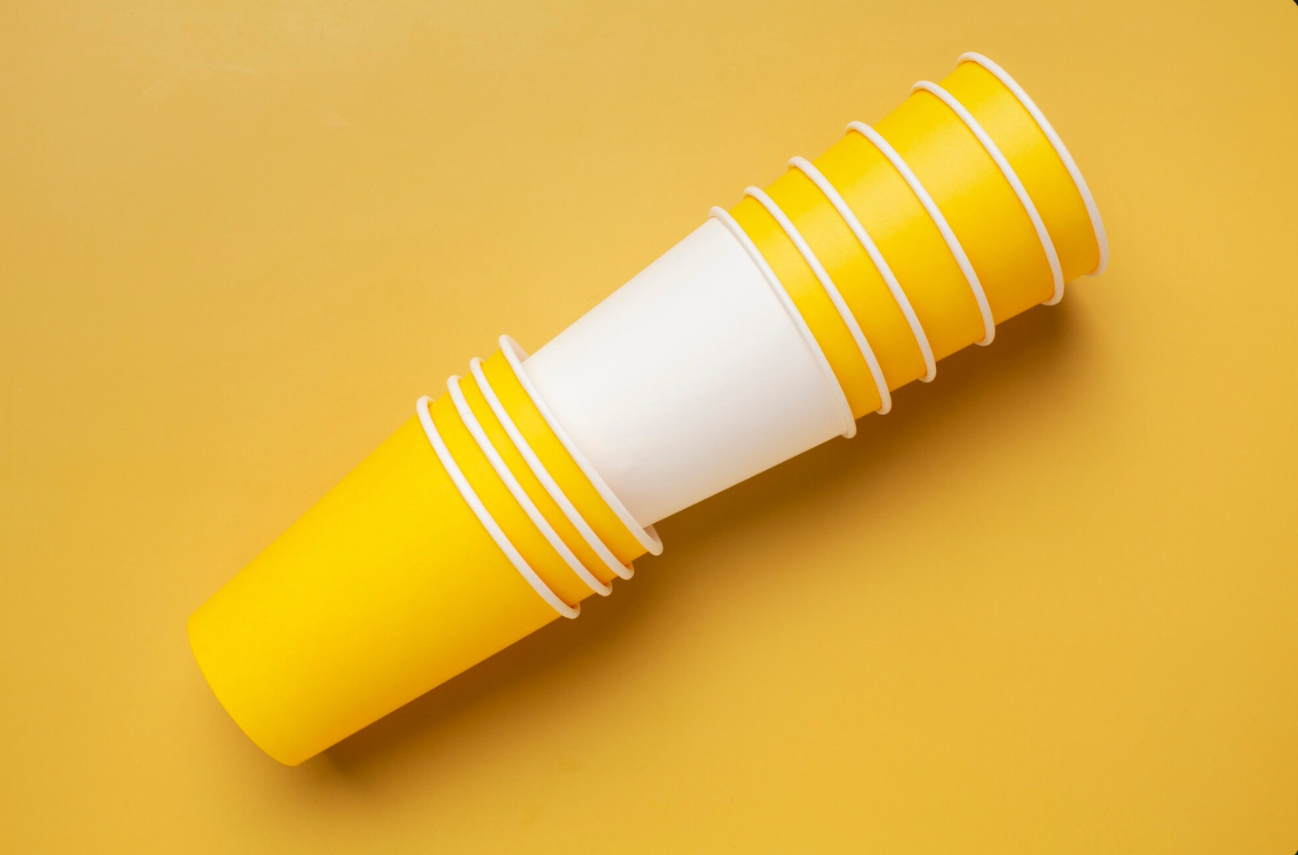 Vaso De Papel Encerado Colores 12oz Y Tapa Blanca 1000 pzas - Image 2