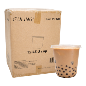 Vasos Pet 12 Oz - Fondo U - Con Tapa Plana 1000 pzs